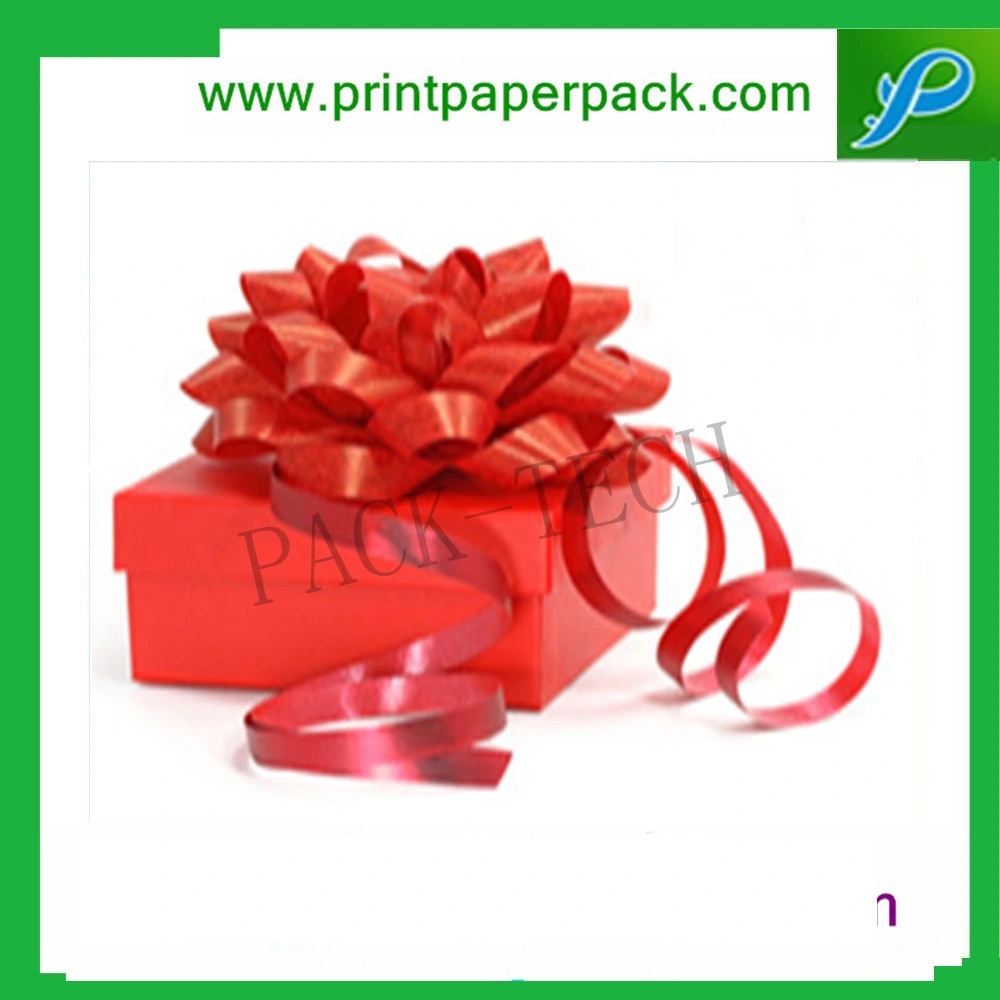 Custom Colorful Ribbon Decorative Paper Packaging Flower Box Candy Gift Cardboard Box