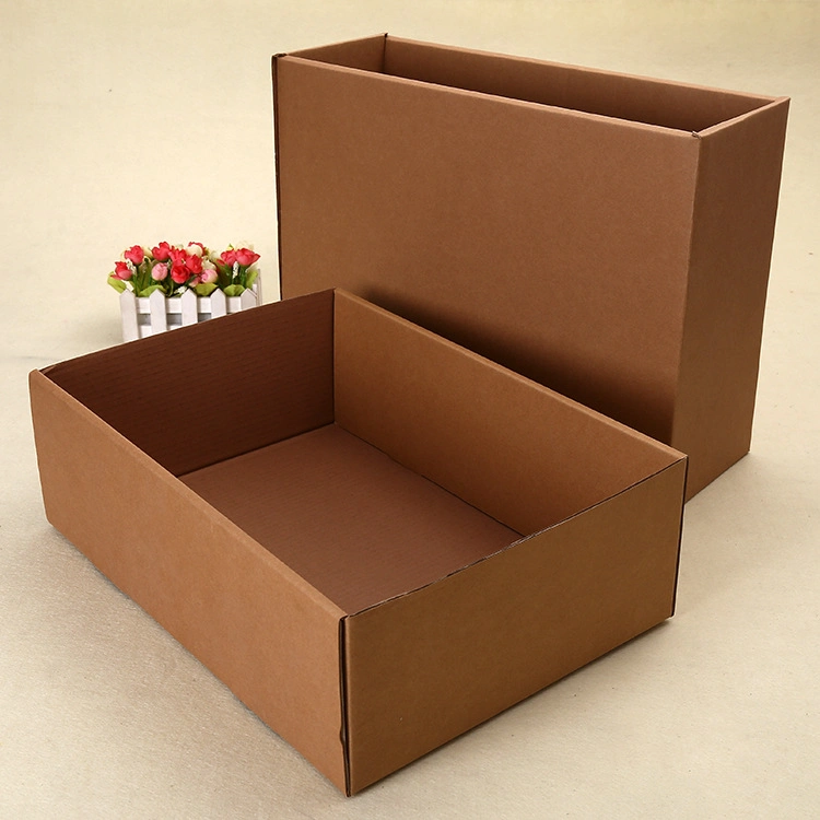 Drawer Kraft Paper Box Sleeves Packaging Box with Flocked Sponge Lining for Bottle Packing