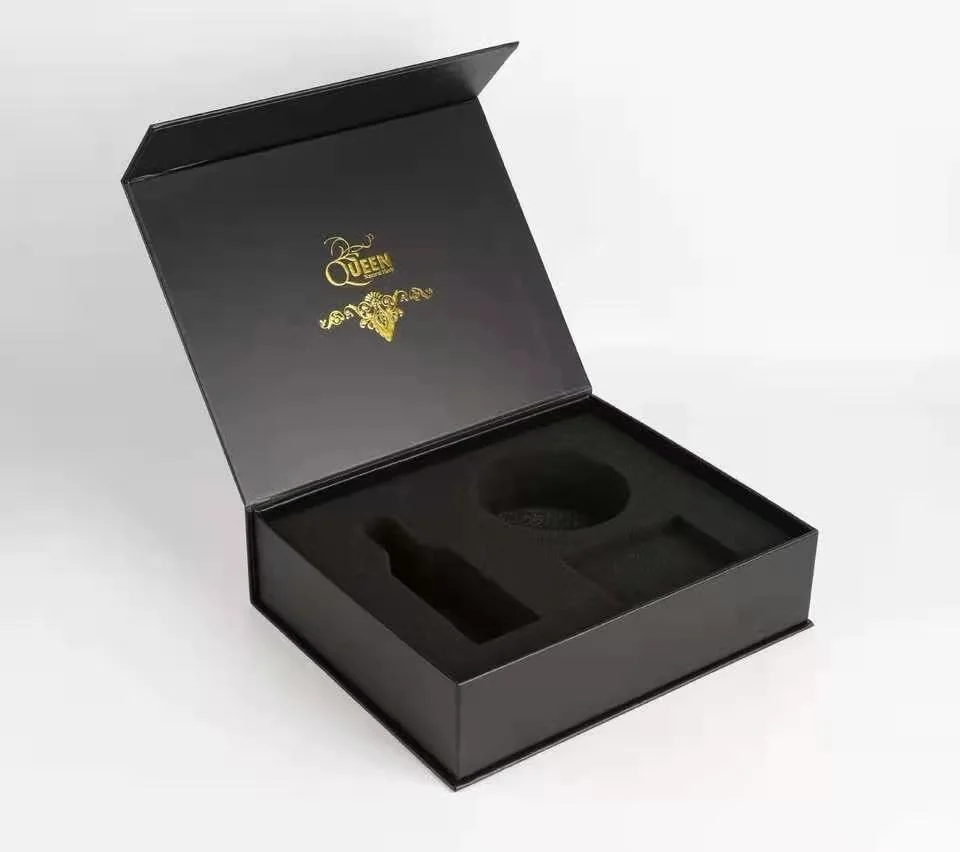 Wholesale Custom Luxury Black Shipping Carton Gift Paper Packaging Box for Delivery