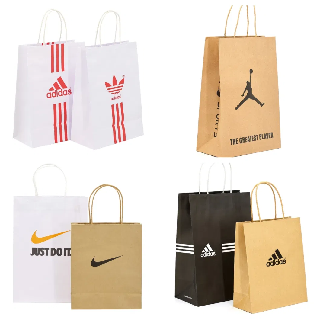 Wholesale Luxury Gift Shopping Packaging Paper Bag with Logo for Clothing