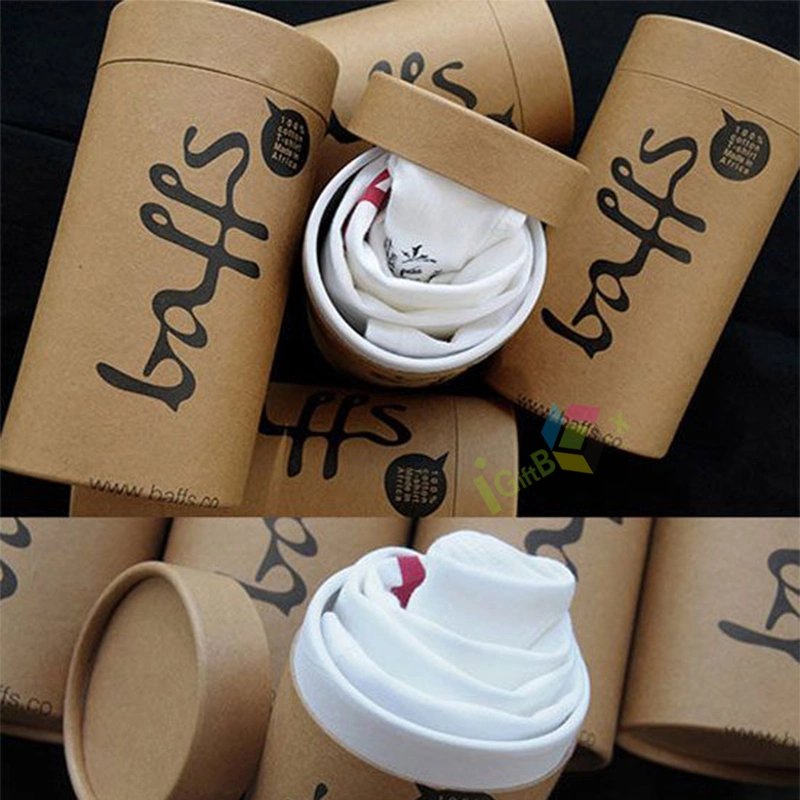 Wholesale Customized Cosmetic Box Round Tube Paper Box