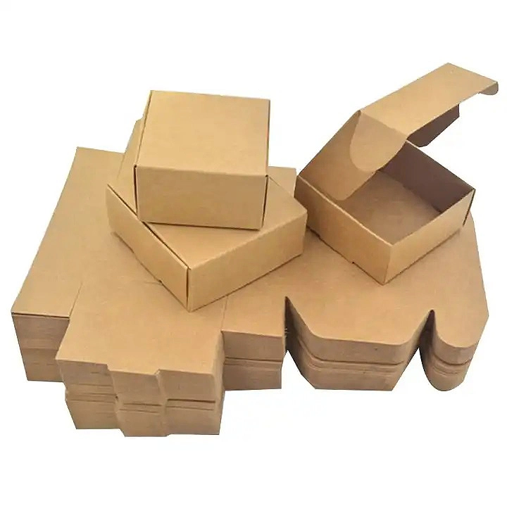 Eco Friendly Biodegradable Custom Logo Design Printed Kraft Paper Soap Bar Packaging Box