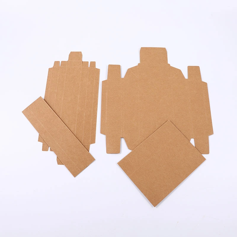 Drawer Kraft Paper Box Sleeves Packaging Box with Flocked Sponge Lining for Bottle Packing