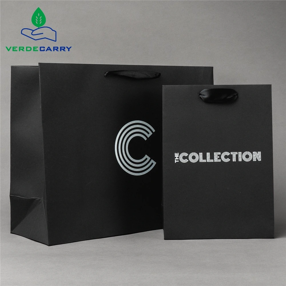 Wholesale Luxury Paper Bag Custom Logo Golden Shopping Promotion Paper Gift Bag for Sale