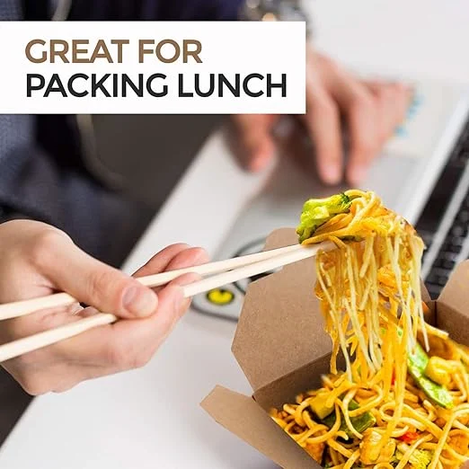 Disposable Takeaway Food Containers Brown Kraft Paper Take out Food Lunch Boxes