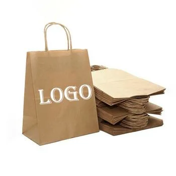 Luxury Black Gift Paper Bag Custom Printed Logo for Shoes Clothes Shopping Wedding Gift Jewelry Packaging with Ribbon Handles