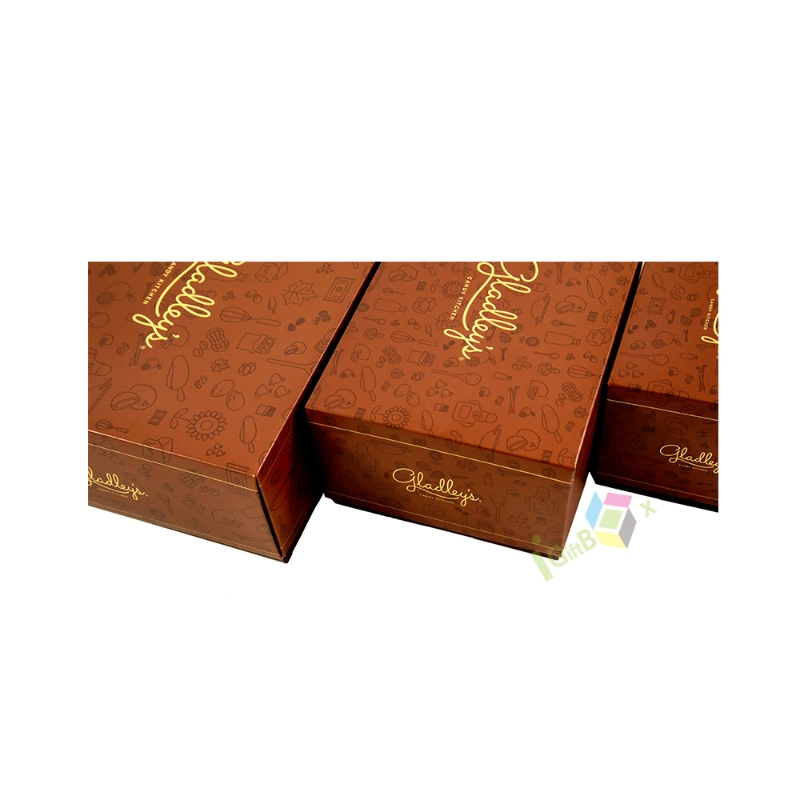 Wwholesale Different Specifications Handmade Chocolate Paper Gift Box with Divider Design