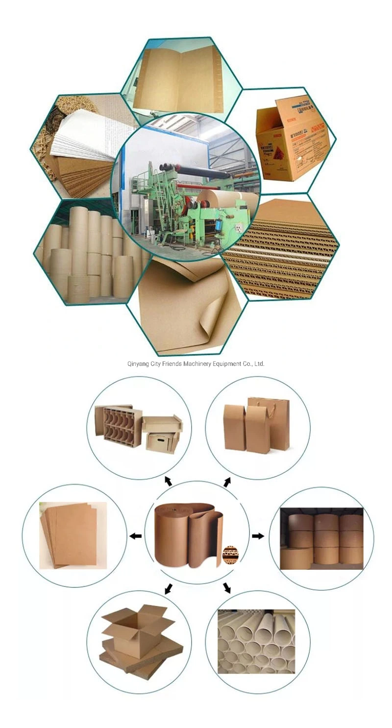 350 Low Cost Price 250t/d 4400mm Corrugated Cardboard Machine Production Line Profitable Projects Waste Carton Box Pulping Kraft Corrugated Paper Wood Bamboo