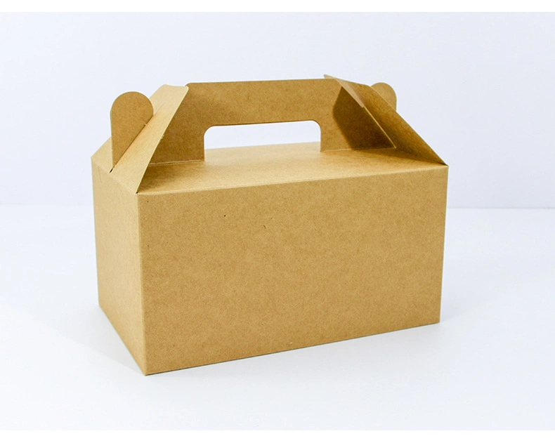 Custom China Manufacturers Eco Friendly Recyclable Printing Logo Fried Chicken Takeaway Takeout Deliver Kraft Paper Packaging Box