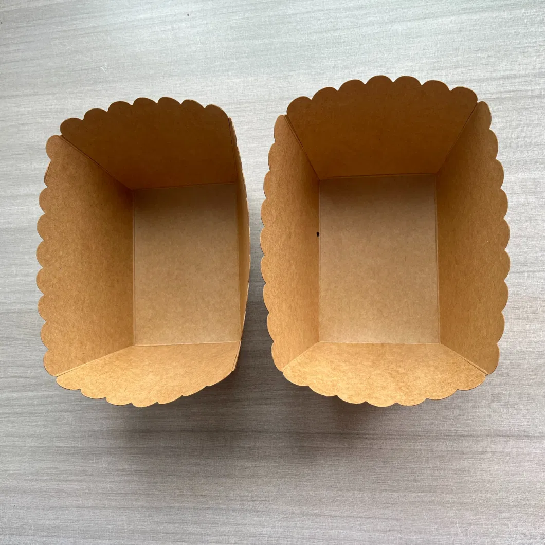 Brown/White Kraft Paper Disposable Sushi Container Food Packaging Box