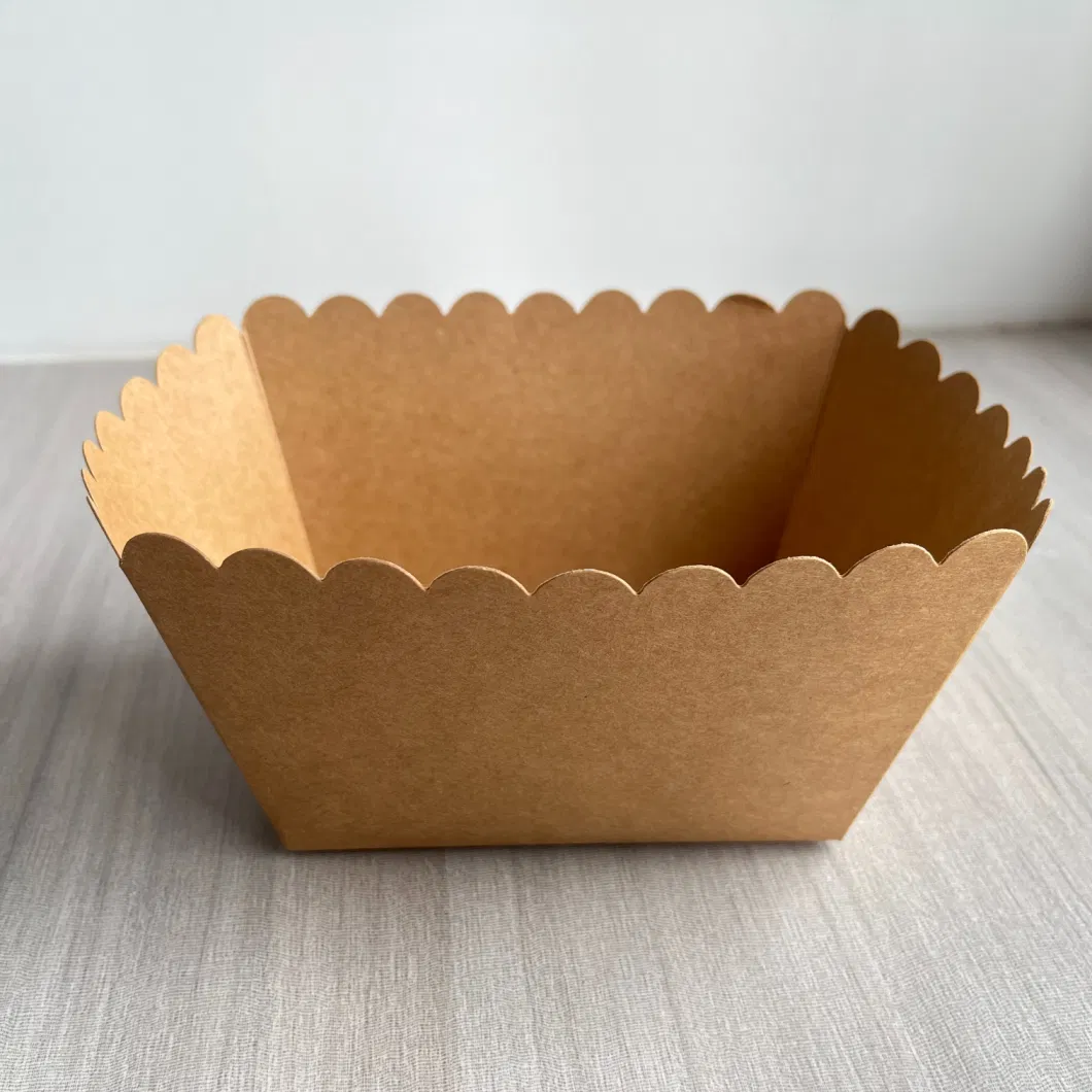 Brown/White Kraft Paper Disposable Sushi Container Food Packaging Box