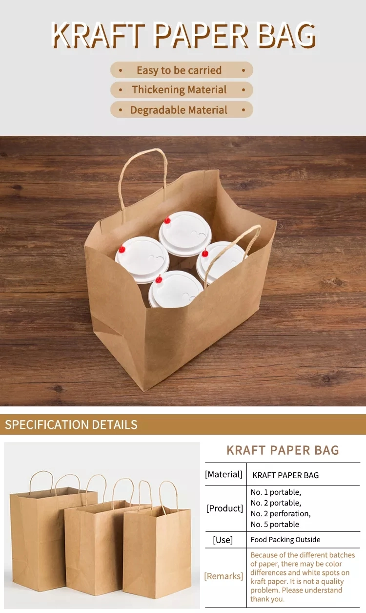 Wholesale Custom Packaging Craft Brown Kraft Paper Shopping Bag Large Wide Base Bottom Kraft Paper Bags