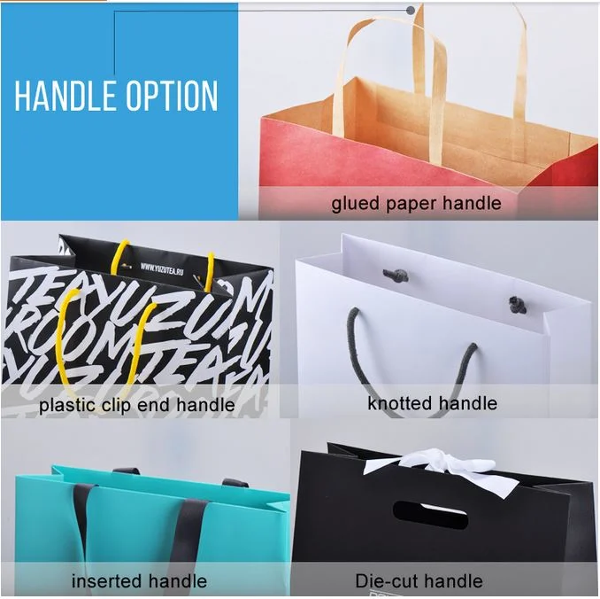 Custom Matte Lamination Cosmetic Packaging Paper Gift Bag