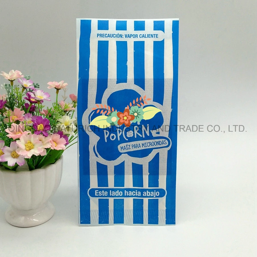 Eco Friendly Moisture Proof Paper Popcorn Pizza Sandwich Bags