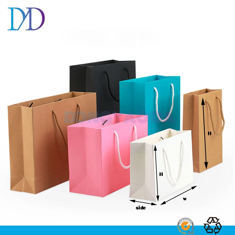 Wholesale Gift Paper Bags, White Cardboard Bags, Kraft Paper Bag