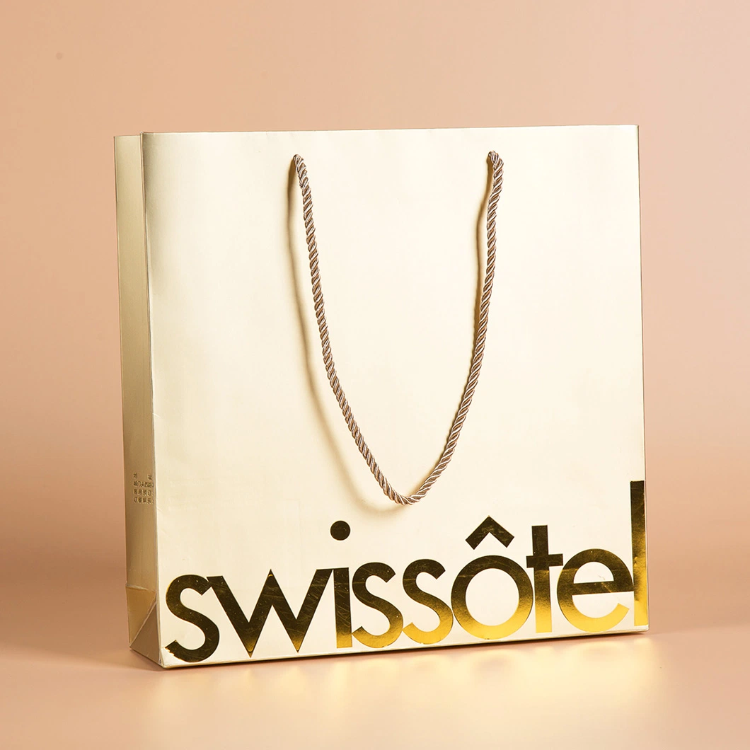 Custom Wholesale Printing Logo Paper Shopping Gift Kraft Bag for Jewelry Packaging