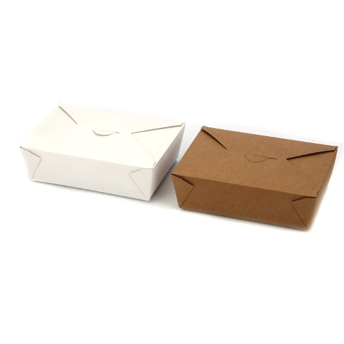 Eco Friendly Paper Lunch Box Biodegradable Bento Box Disposable Food Box