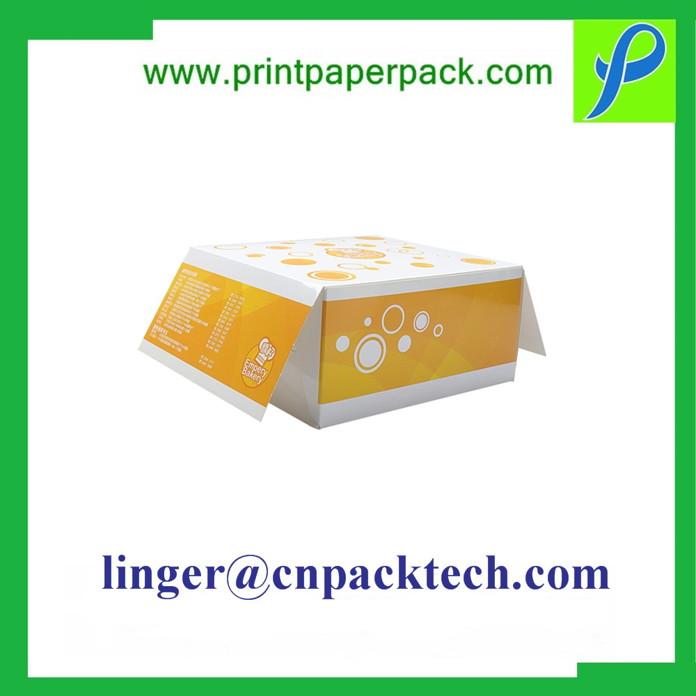 Bespoke Custom Fast Food Packaging Cardboard Paper Gable Burger/Lunch/Cake Box