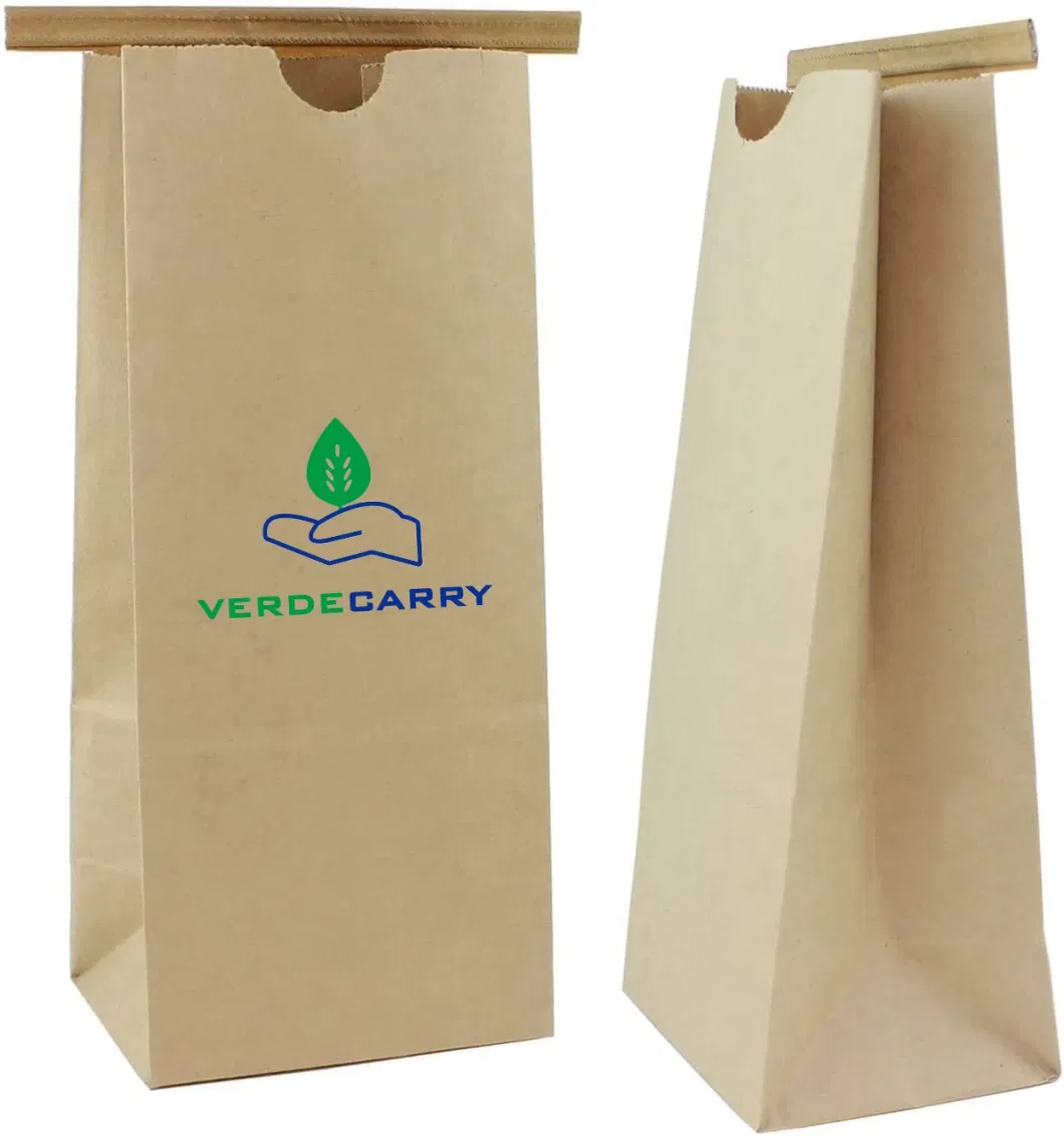 Brown Kraft Bakery Bread Paper Bag with Window Food Grade Packaging Tin Tie Toast Paper Bag Custom Cake Bag