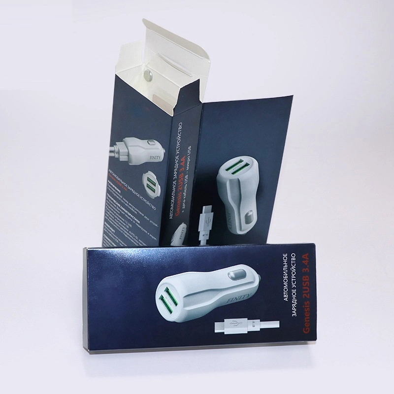 Custom Paper Box Cardboard Box Packaging-Boxes with Aircraft Hole Handle for Graphic Card