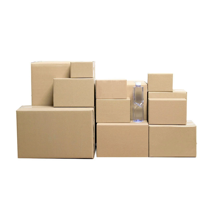 Customized 3/5 Ply Bc Flute Double Walls Corrugated Cardboard Brown Kraft Paper Packaging Carton Box for Heavy Fruit Electronic Moving Packing Shipping