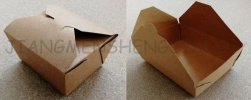 26oz/45oz/52oz/66oz Disposable Takeaway/Take Away Fast Food Kraft Paper Lunch Box