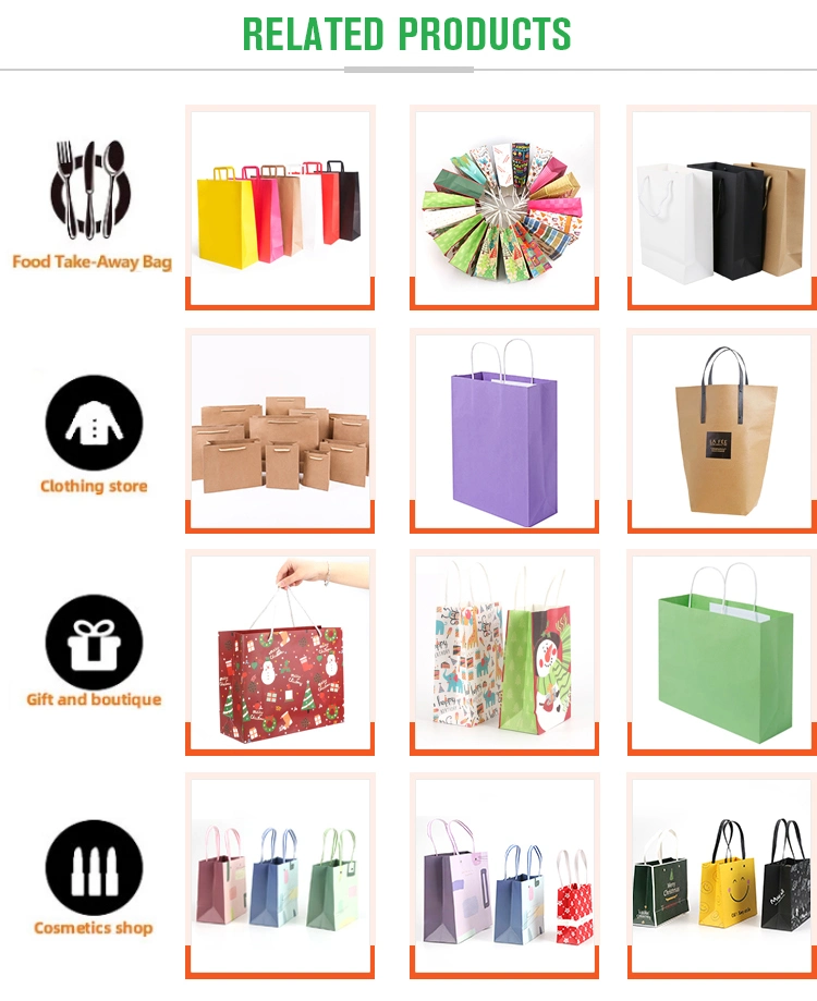 Hot Sale Custom Craft Paper Shopping Bag for Cake Package