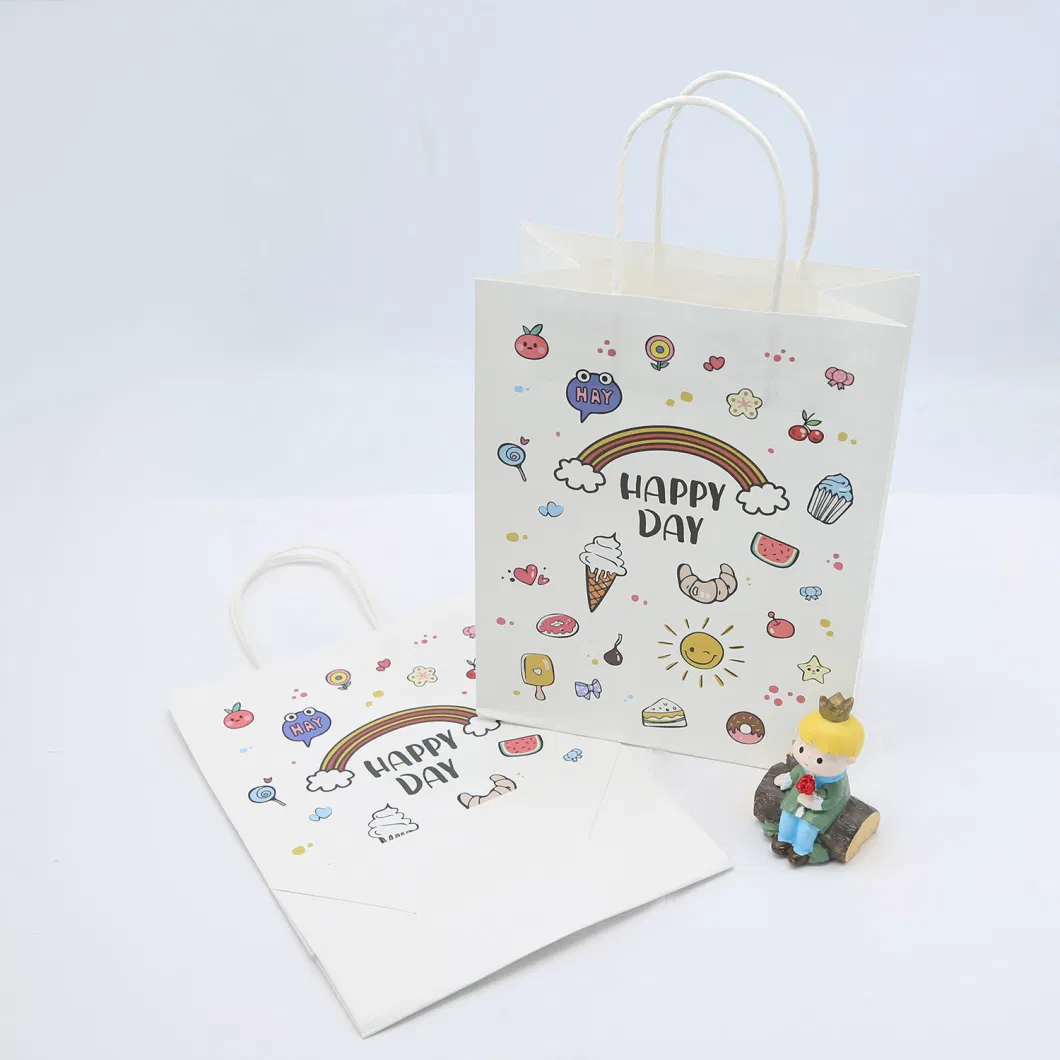 Cake Paper Bag Cookie Food Bag Mini Donut Paper Bag Wholesale