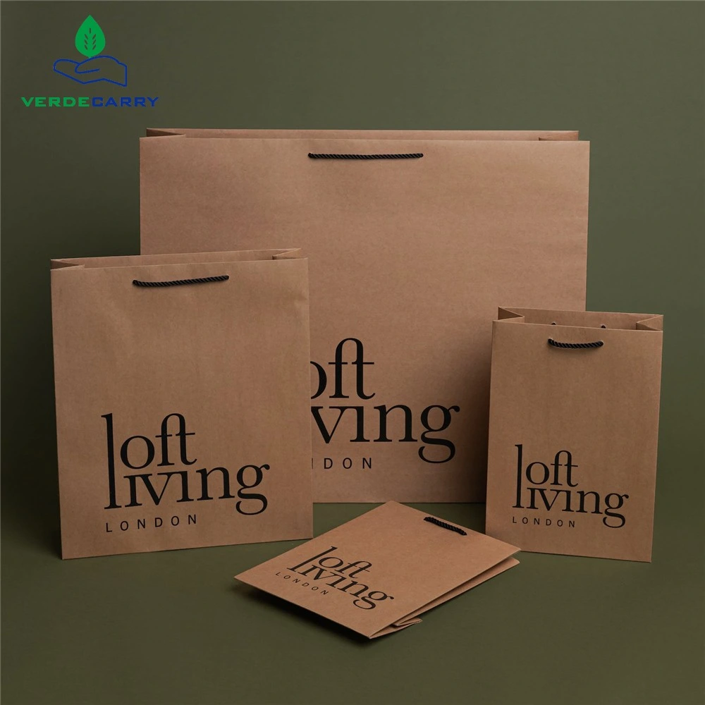 Wholesale Luxury Paper Bag Custom Logo Golden Shopping Promotion Paper Gift Bag for Sale