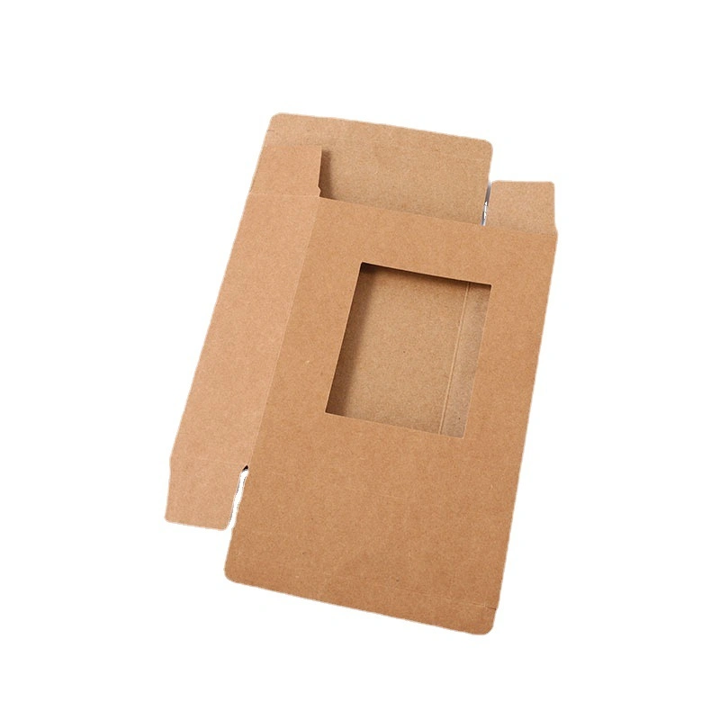 Drawer Kraft Paper Box Sleeves Packaging Box with Flocked Sponge Lining for Bottle Packing