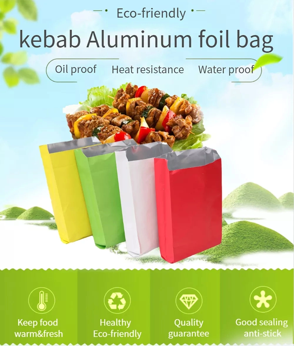 Hot Dog Wrapper Chicken Packaging Bags Aluminium Foil Packaging Bags