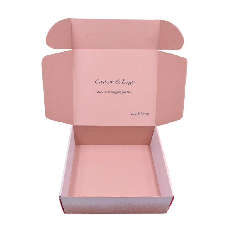 Custom Printing Foldable Corrugated Cardboard Kraft Paper Clothes for Shoes Jewelry Packaging Shipping Moving Storage Mailer Gift Carton Pringting Box