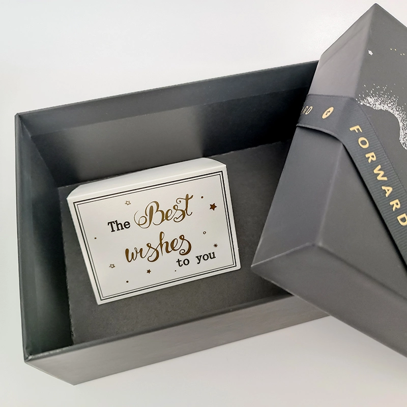 Custom Luxury Paper Packaging Box &amp; Gift Bag with Ribbon