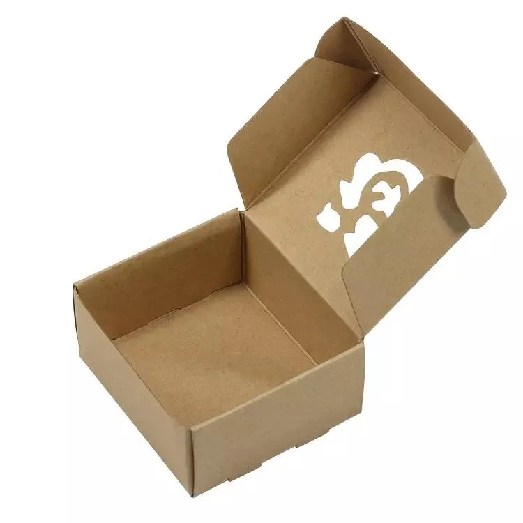 Recycled Brown Paper Kraft Die Cut Soap Packaging Box Cardboard Boxes for Soap