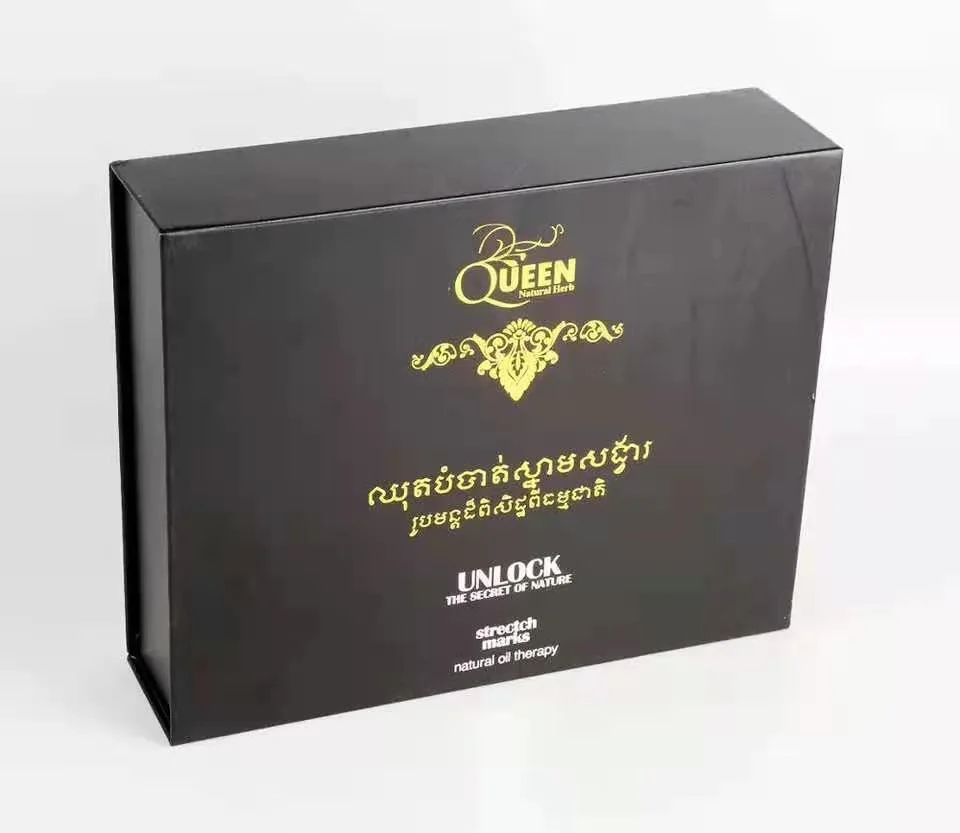 Wholesale Custom Luxury Black Shipping Carton Gift Paper Packaging Box for Delivery