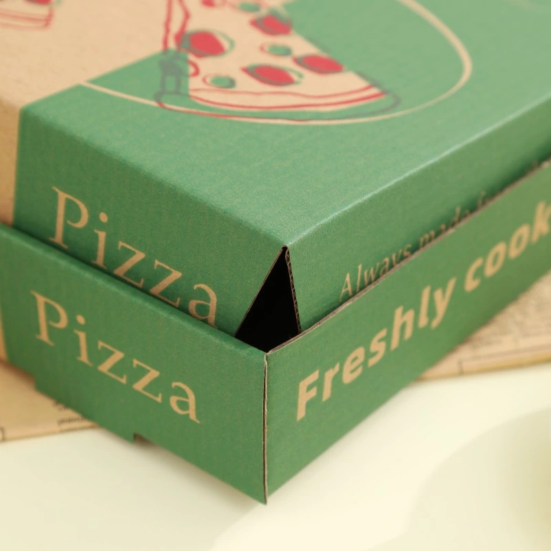 Factory Kraft Corrugated Cardboard Pizza Box Wholesale Pizza Box