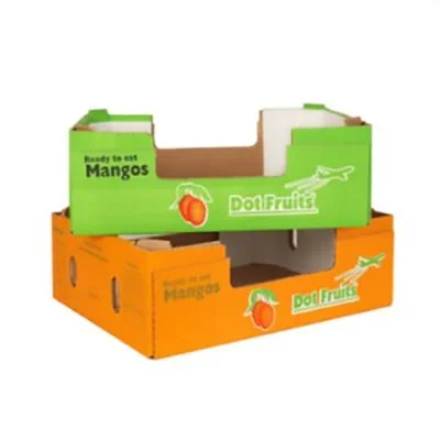 Carton Paper Box Packaging for Fruit: Passion Fruit Tray Box-BMP Accept Customer&prime;s Logo Cmyk Corrugated Board Food