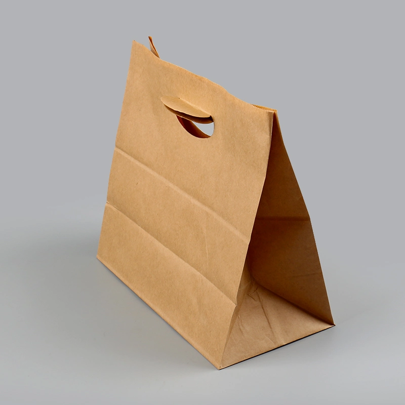 Brown Kraft Paper Takeaway Carrier Bag Large 10&quot;X 15.5&quot;X 12&quot; Paper Bag