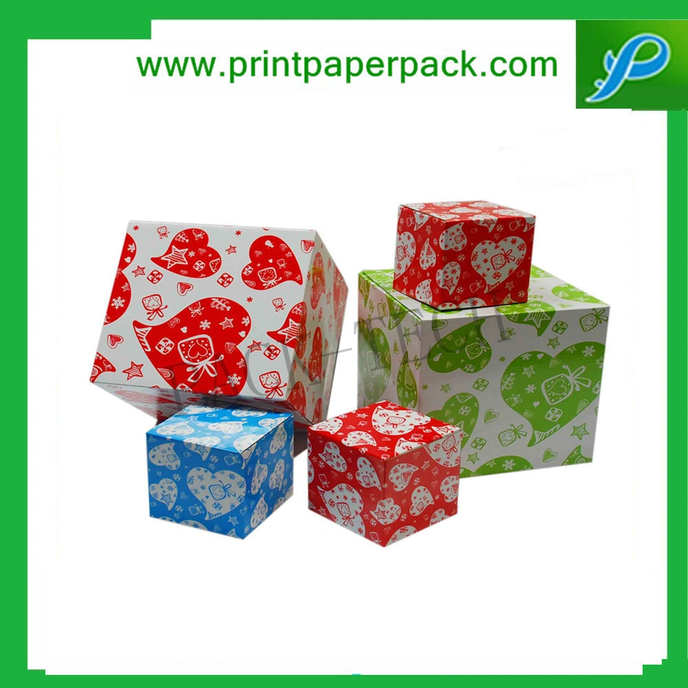 Custom Colorful Ribbon Decorative Paper Packaging Flower Box Candy Gift Cardboard Box