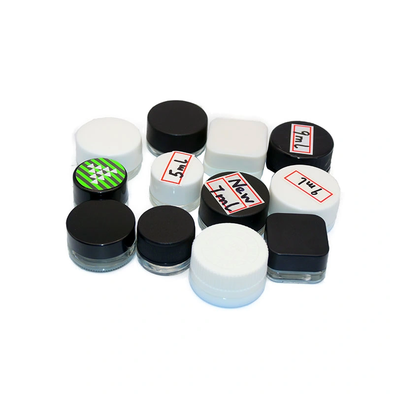 3ml 5ml 7ml 9ml 15ml Oil Packaging Square Round Triangle Shape Custom Concentrate Jar Container Paper Box