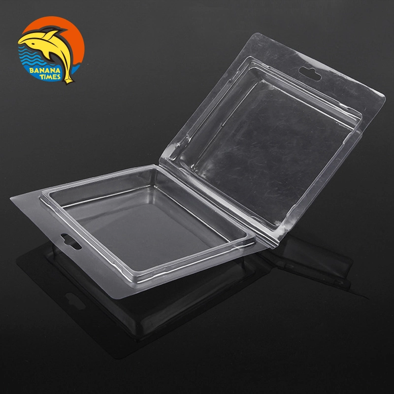 Eco Friendly Biodegradable Plastic Packaging Box 6 Inch Clamshell Disposable Takeaway Burger Packaging Box