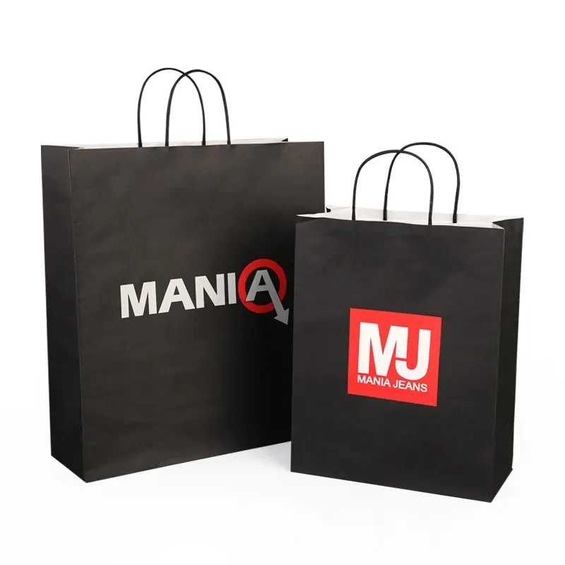 Wholesale Custom Printed Your Own Logo Brown Kraft Gift Craft Shopping Paper Bag with Handles