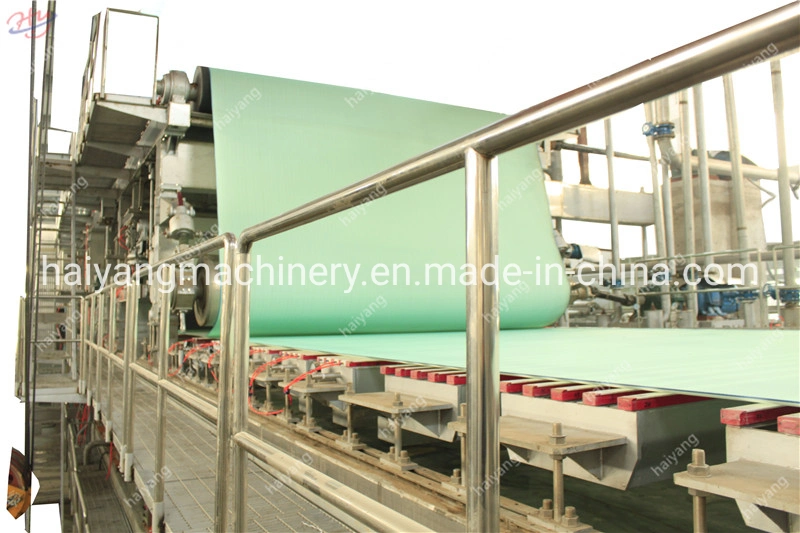 Fourdrinier Wire Customized Haiyang A4 Cutting and Packaging Fluting Paper Making Machine OEM