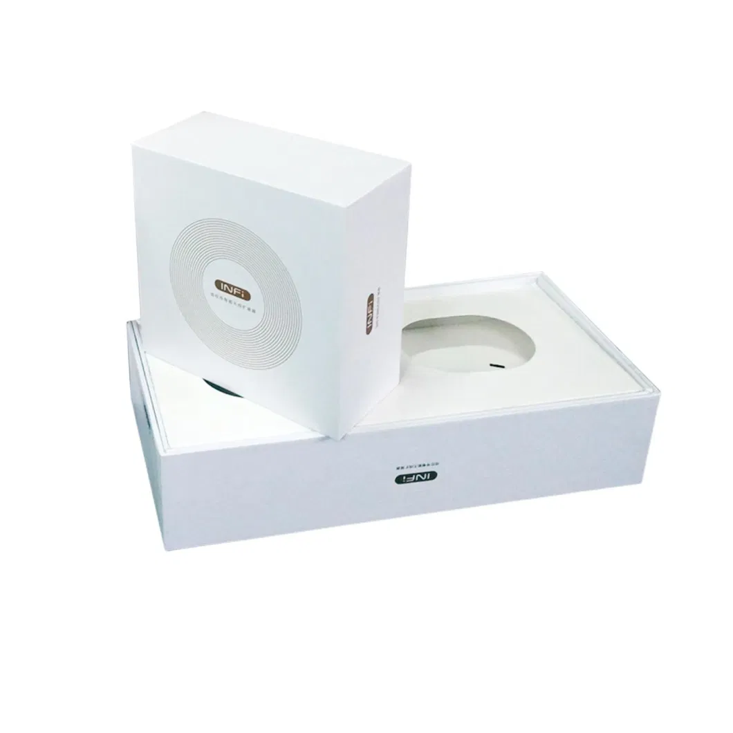 White Coated Paper Strong Gift Box with Color Printed for Flower Packaging