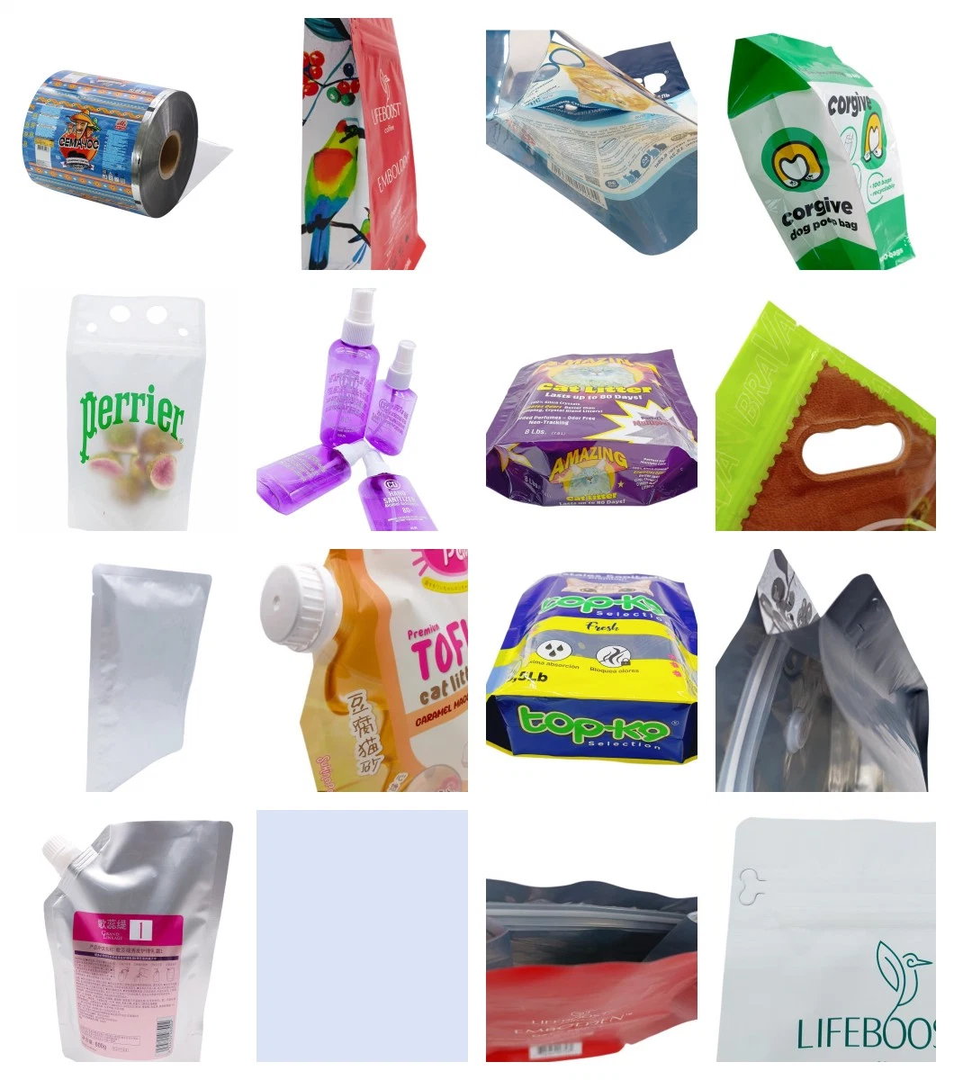 Flexible Plastic Paper Food Packaging Bag for Yeast, Barm, Flour, Bakery, Pizza