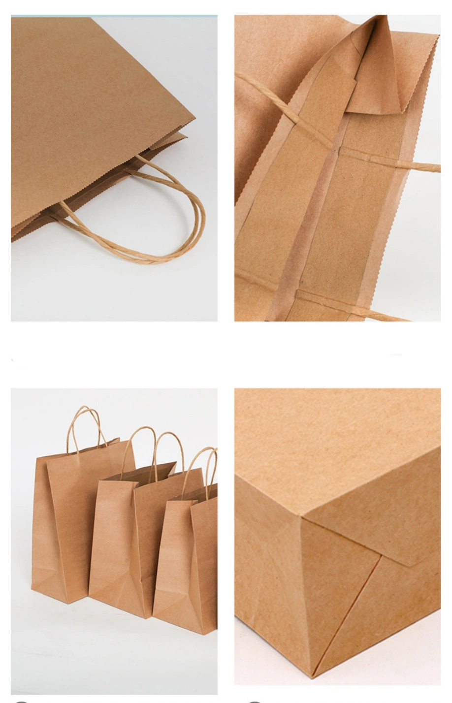 Milk Tea Coffee Paper Bag Hand Bag Small Batch Customized Logo Catering Packaging Takeaway Bag Kraft Paper Gift Bag