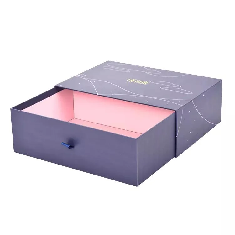 Custom Logo Printed Rigid Cardboard Clothing Shoe Folding Packaging Box Ribbon Magnetic