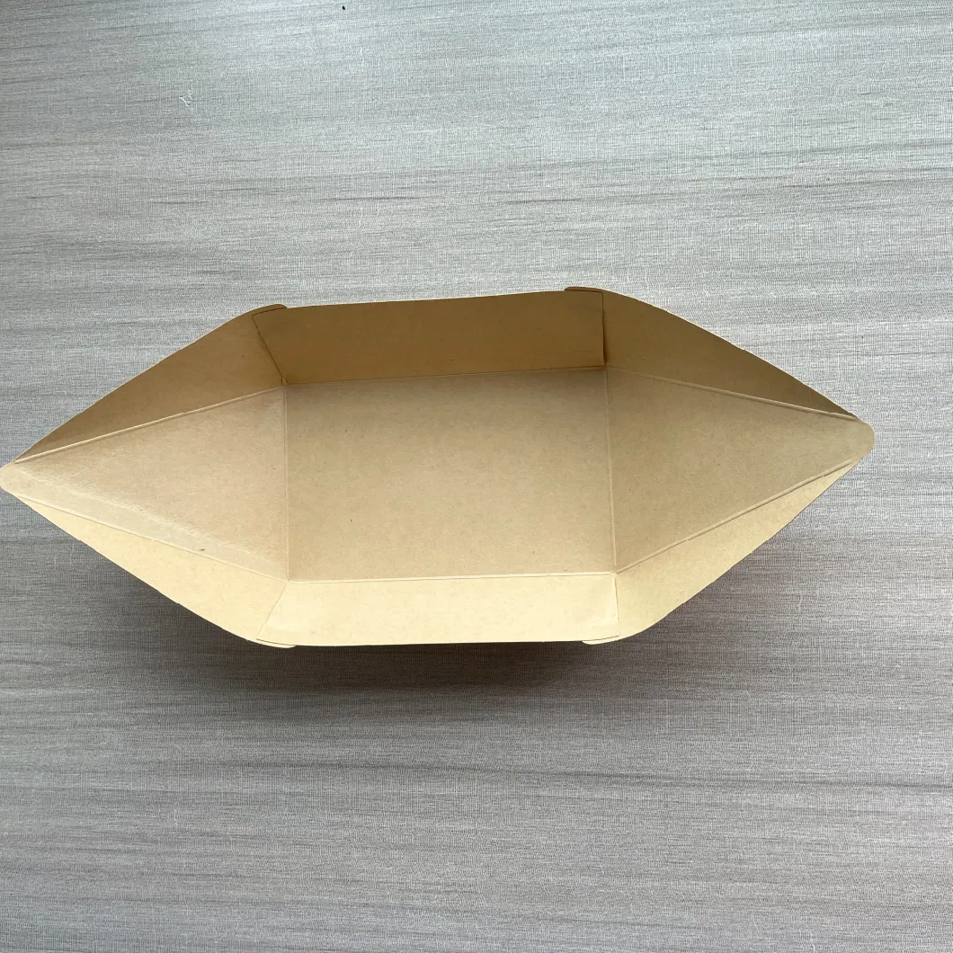 Brown/White Kraft Paper Disposable Sushi Container Food Packaging Box