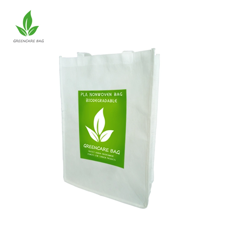 Customized Logo Print Eco-Friendly PLA Non-Woven Shopping Bag for Sale