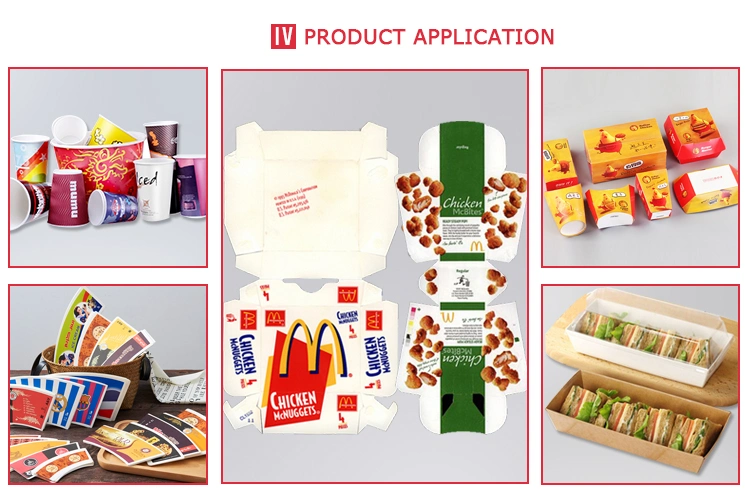 High Speed Paper Hamburger Box Fast Food Take Away Box Packaging